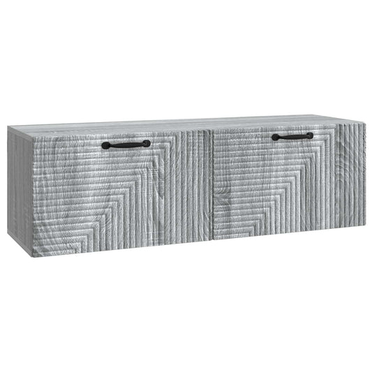 Nástěnná Tv Skříň Šedá Sonoma 98 X 31 X 30 Cm Kompozitní Dřevo