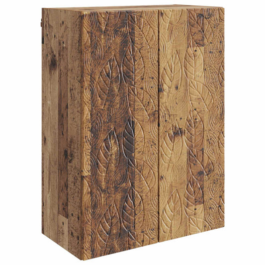 Nástěnná Skříň Staré Dřevo 66 X 34,5 X 90 Cm Kompozitní Dřevo