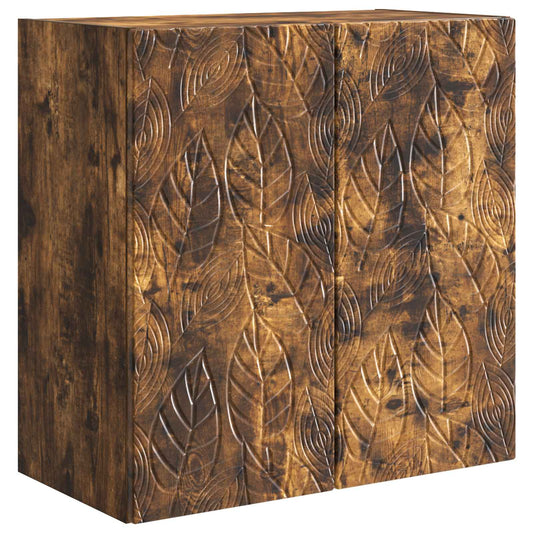 Nástěnná Skříň Kouřový Dub 59 X 31 X 60 Cm Kompozitní Dřevo