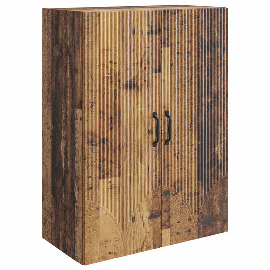 Nástěnná Skříň Staré Dřevo 66 X 34,5 X 90 Cm Kompozitní Dřevo