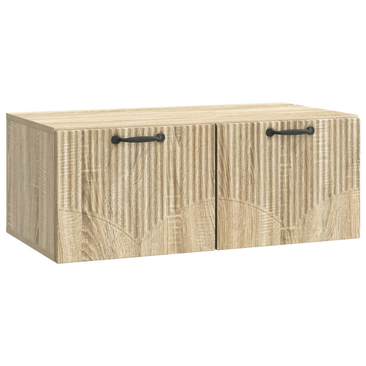 Nástěnná Tv Skříň Dub Sonoma 78,5 X 41 X 30 Cm Kompozitní Dřevo