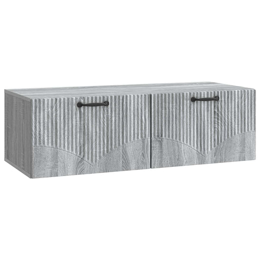 Nástěnná Tv Skříň Šedá Sonoma 98 X 41 X 30 Cm Kompozitní Dřevo