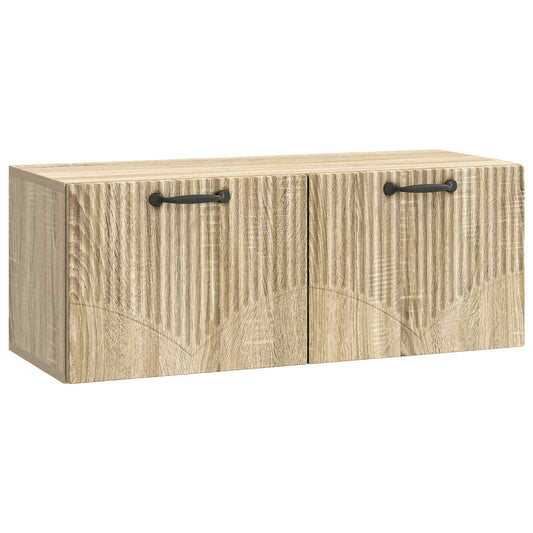 Nástěnná Tv Skříň Dub Sonoma 78,5 X 31 X 30 Cm Kompozitní Dřevo