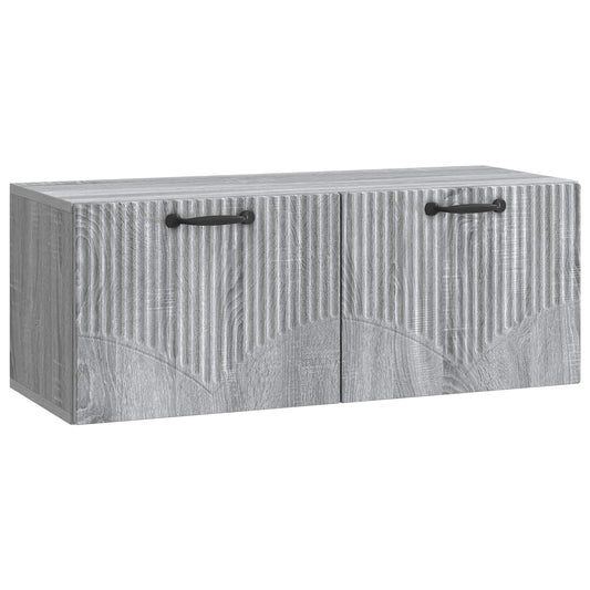 Nástěnná Tv Skříň Nástěnný Šedá Sonoma 78,5 X 31 X 30 Cm