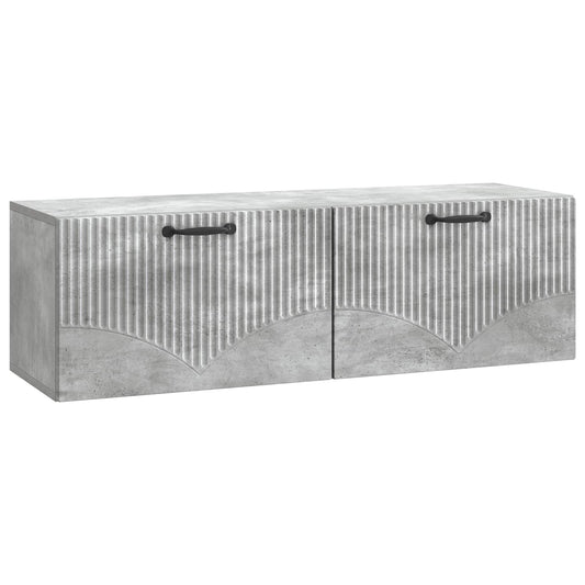 Nástěnná Tv Skříň Nástěnný Betonově Šedá 98 X 31 X 30 Cm