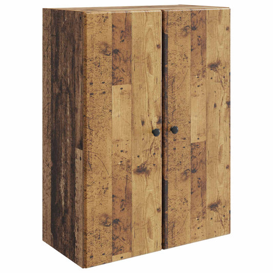 Nástěnná Skříň Staré Dřevo 66 X 34,5 X 90 Cm Kompozitní Dřevo