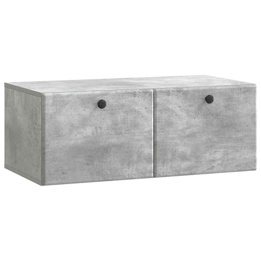 Nástěnná Tv Skříň 78,5 X 41 X 30 Cm Betonově Šedá