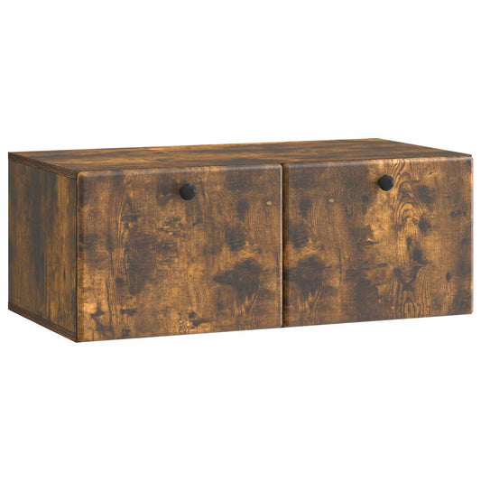 Nástěnná Tv Skříň 78,5 X 41 X 30 Cm Kouřový Dub