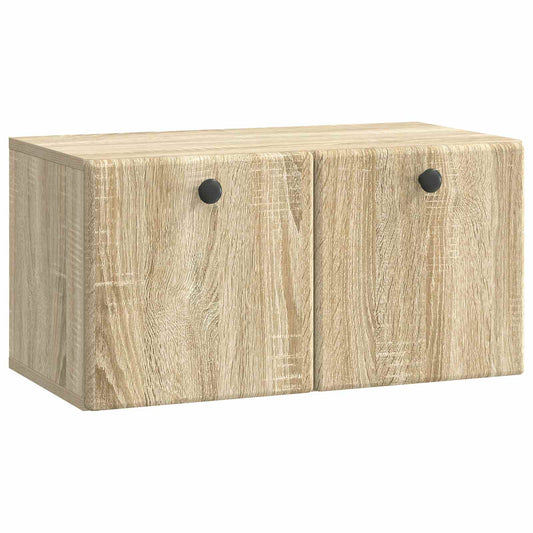 Nástěnná Tv Skříň 59,5 X 31 X 30 Cm Dub Sonoma Kompozitní Dřevo