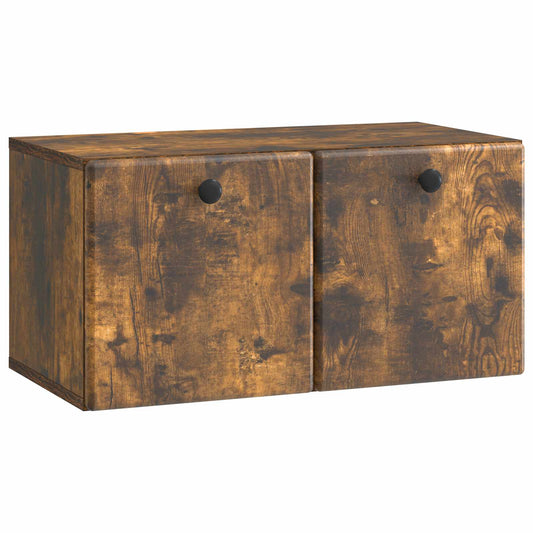 Nástěnná Tv Skříň 59,5 X 31 X 30 Cm Kouřový Dub