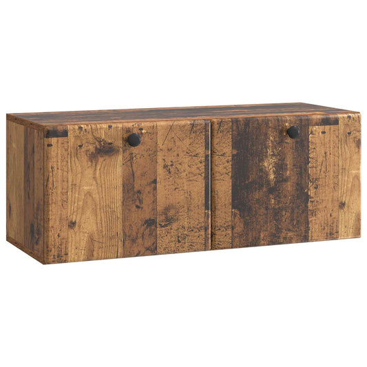 Nástěnná Tv Skříň 78,5 X 31 X 30 Cm Staré Dřevo