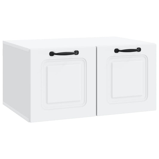 Nástěnná Tv Skříň Bílá 59,5 X 41 X 30 Cm Kompozitní Dřevo