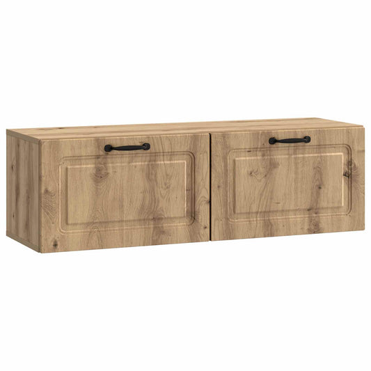Nástěnná Tv Skříň 98 X 31 X 30 Cm Dub Artisan Kompozitní Dřevo