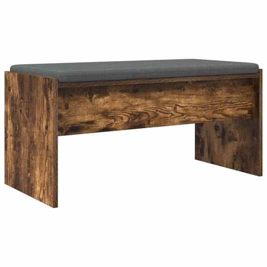 Chodbičková Lavice S Polštářem Kouřový Dub 83 X 38 X 40 Cm