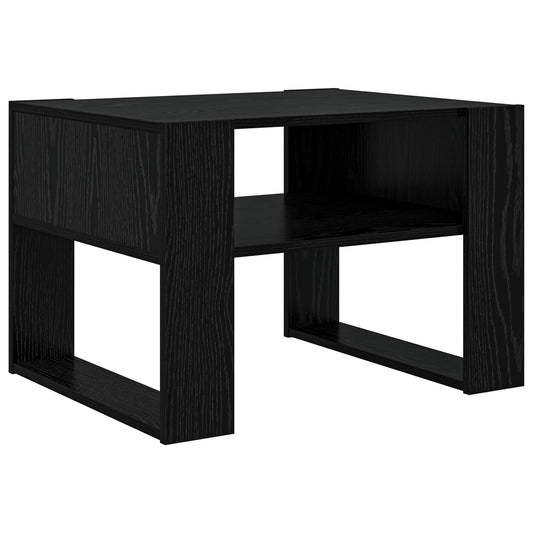 Konferenční Stolek Černý Dub 66 X 53 X 45 Cm Kompozitní Dřevo