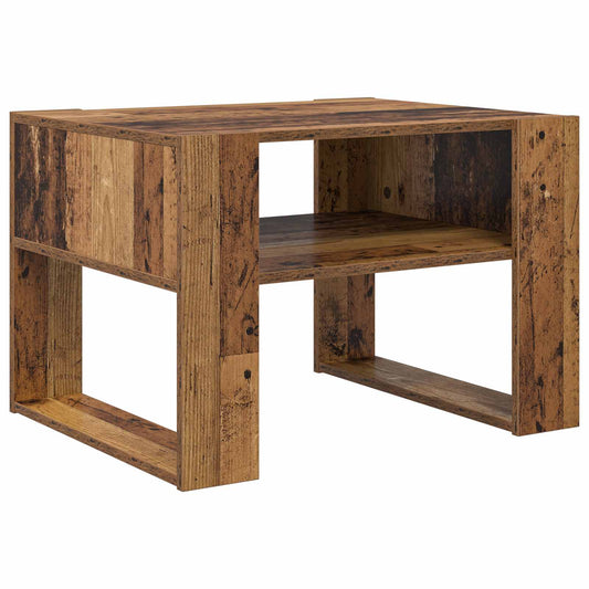 Konferenční Stolek Staré Dřevo 66 X 53 X 45 Cm Kompozitní Dřevo