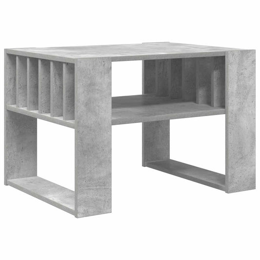 Konferenční Stolek Betonově Šedá 66 X 49,5 X 45 Cm