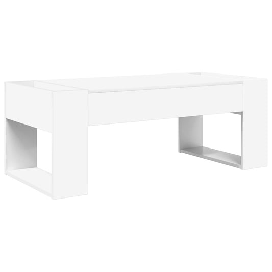 Konferenční Stolek Bílá 110 X 50 X 41 Cm Kompozitní Dřevo