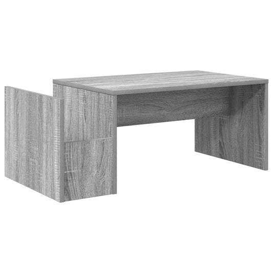 Konferenční Stolek Šedá Sonoma 90 X 45 X 35 Cm Kompozitní Dřevo