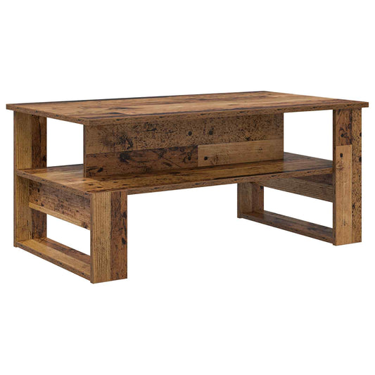 Konferenční Stolek Staré Dřevo 90 X 50 X 40 Cm Kompozitní Dřevo