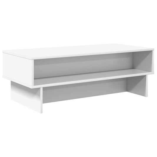 Konferenční Stolek Bílá 100 X 46 X 35 Cm Kompozitní Dřevo