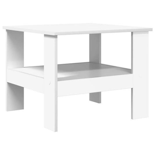 Konferenční Stolek Bílá 57 X 55 X 45 Cm Kompozitní Dřevo