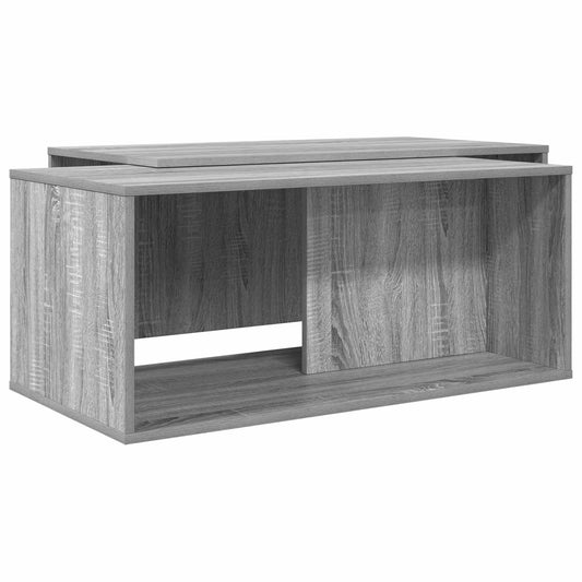 Sada Konferenčních Stolků 2 Pcs Šedá Sonoma 90 X 48 X 40 Cm