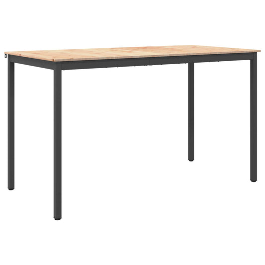 Barový Stůl Přírodní 180 X 90 X 105 Cm Masivní Borové Dřevo