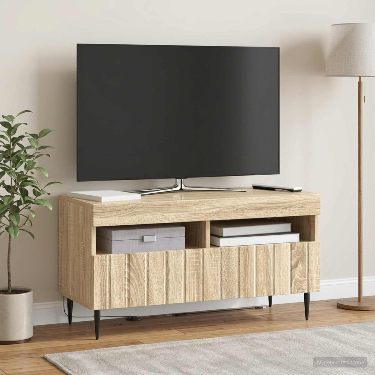 Led Tv Skříň Zwolle 81 X 35 X 43 Cm Kompozitní Dřevo