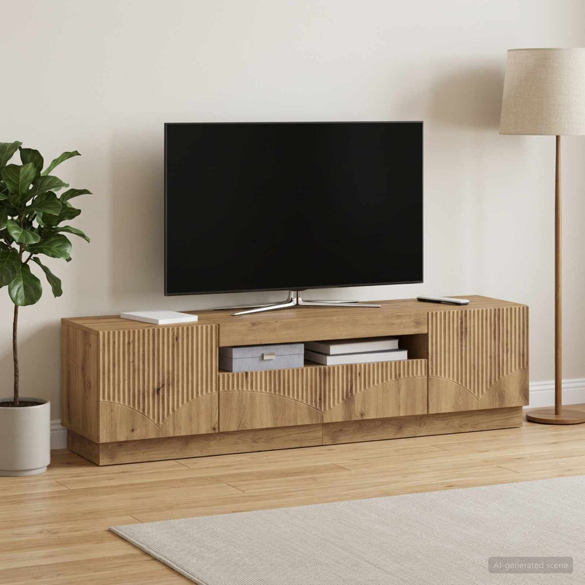 Led Tv Skříň Kompozitní Dřevo