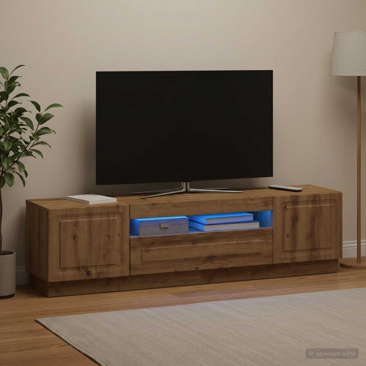 Led Tv Skříň Kompozitní Dřevo