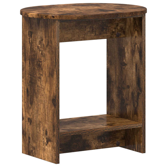 Boční Stůl Kouřový Dub 50 X 39,5 X 55 Cm Kompozitní Dřevo