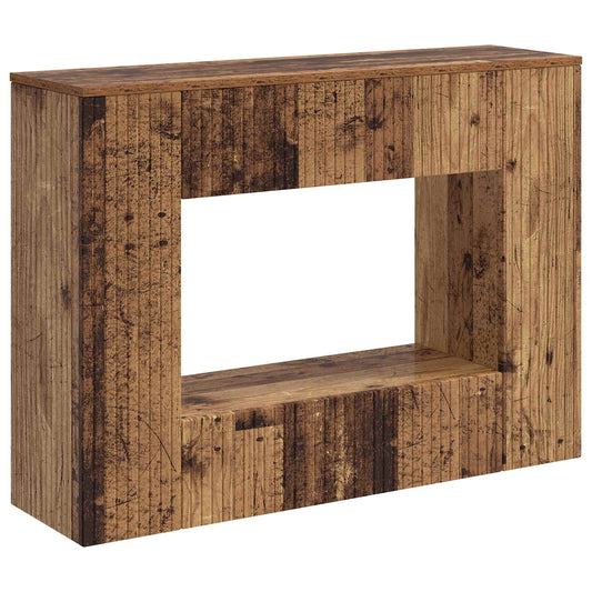 Konzolový Stolek Staré Dřevo 101 X 29 X 74 Cm Dřevěný Materiál