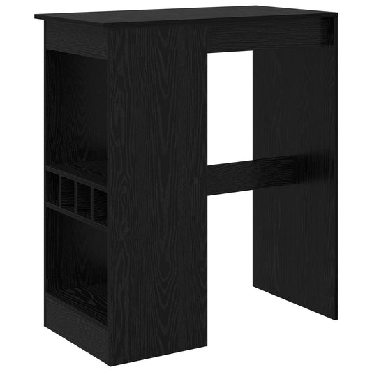 Barový Stůl 90 X 47.5 X 103.5 Cm Kompozitní Dřevo Černý Dub