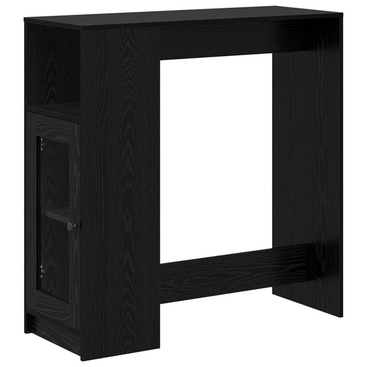 Barový Stůl 101 X 40 X 103,5 Cm Kompozitní Dřevo Černý Dub