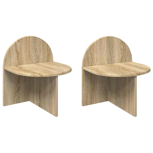 Noční Stolek 2 Pcs Dub Sonoma 40 X 35,5 X 45,5 Cm