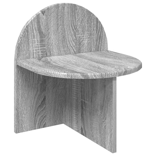 Noční Stolek Šedá Sonoma 40 X 35,5 X 45,5 Cm Dřevěný Materiál