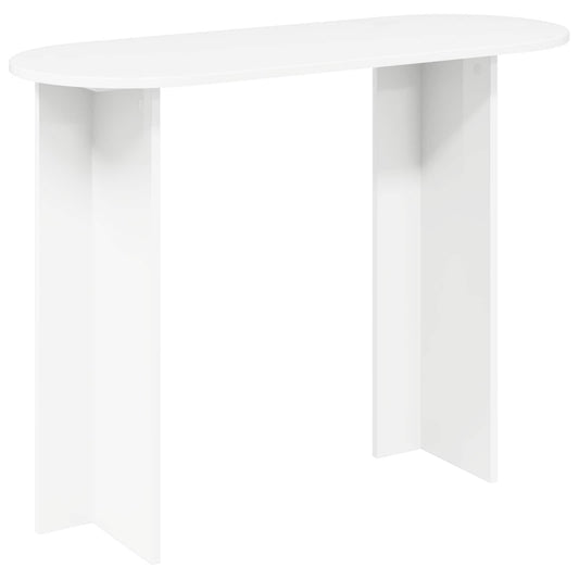 Konzolový Stolek Bílá 100 X 39,5 X 75 Cm Kompozitní Dřevo
