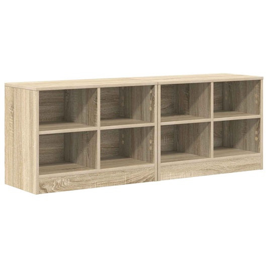 Zásuvka Pod Postel S Policí 2 Pcs Dub Sonoma 66 X 33 X 48 Cm