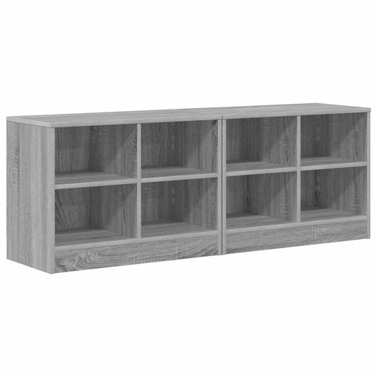 Zásuvka Pod Postel S Policí 2 Pcs Šedý Sonoma 66 X 33 X 48 Cm