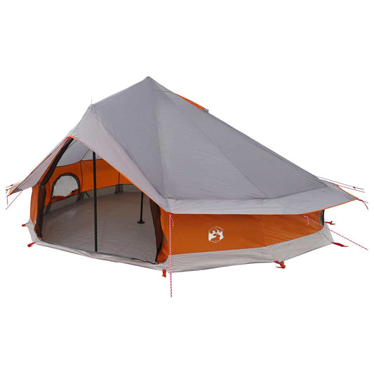 Tipi Stan 20 Osoba Šedá A Oranžová Polyester A Ocel