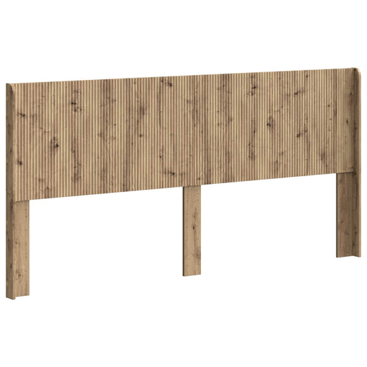 Čelo Postele Dub Artisan Kompozitní Dřevo