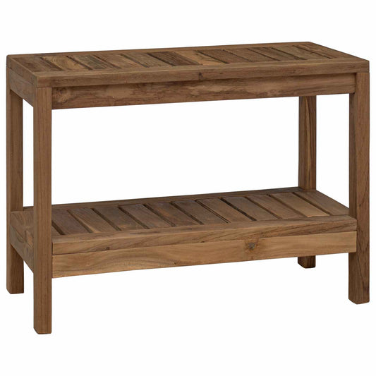 Koupelnová Boční Stolek S Úložištěm Přírodní 60 X 30 X 45 Cm