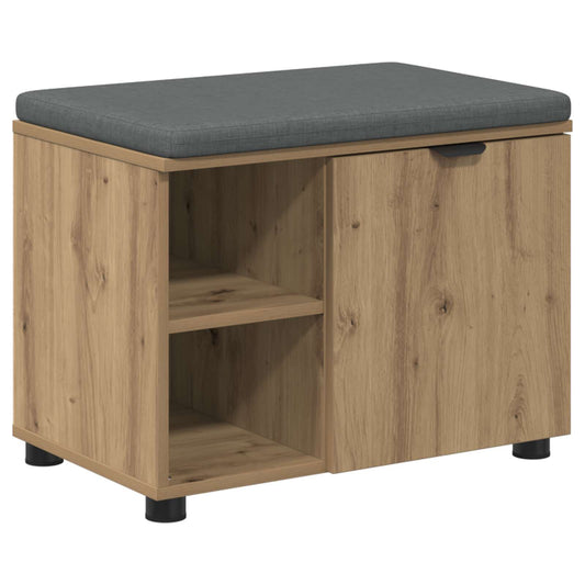 Lavice Na Boty S Polstrováním Dub Artisan