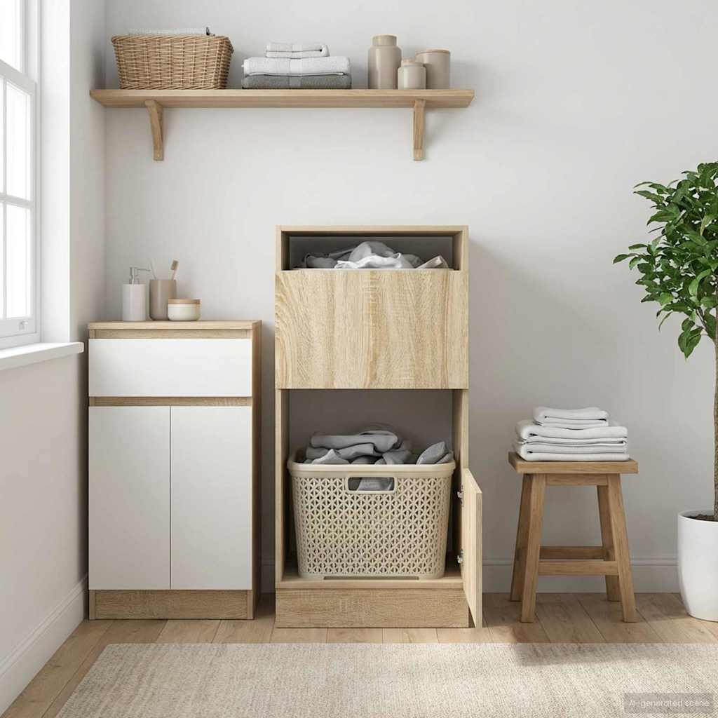 Skříň Na Prádlo 50 X 68 X Kompozitní Dřevo
