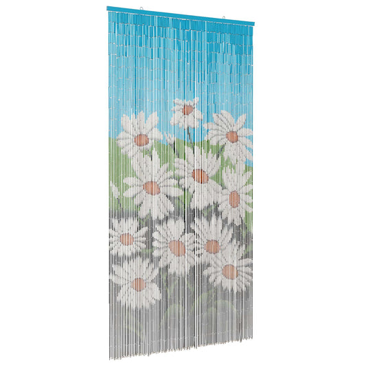 Dveřní Záclona Proti Hmyzu Vícebarevná 200 X 100 Cm Bambus