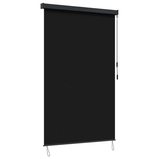 Roleta Černá 60 X 250 Cm Textil A Hliník
