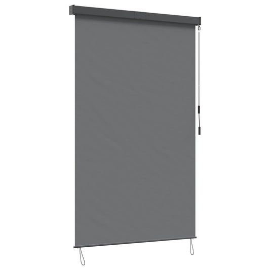 Roleta Světle Šedá 180 X 250 Cm Textil A Hliník