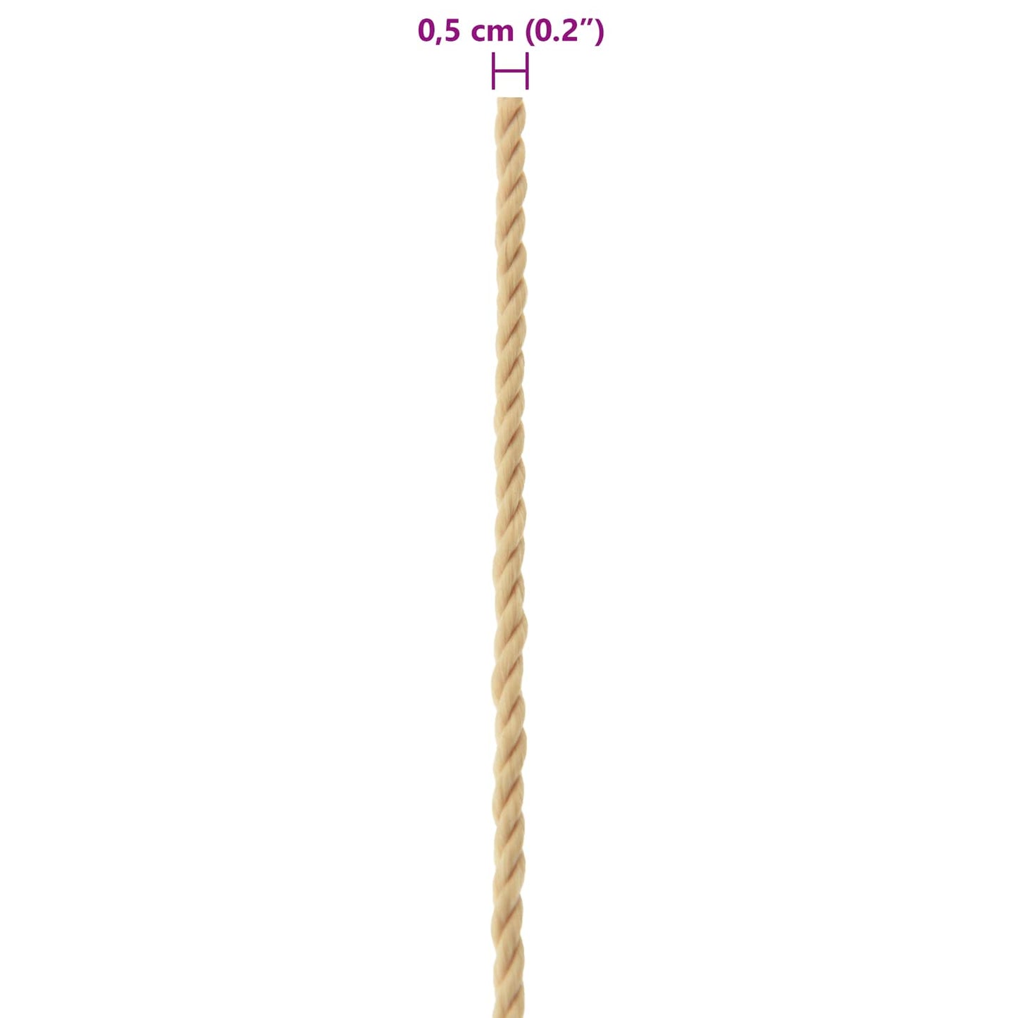 Lano Na Loď 5 Mm 25 M Přírodní