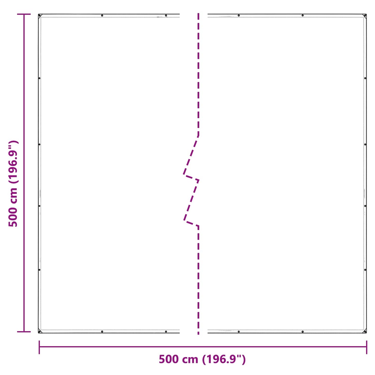 Pokrytí Rostlin Transparentní 5 X 5 M Pvc
